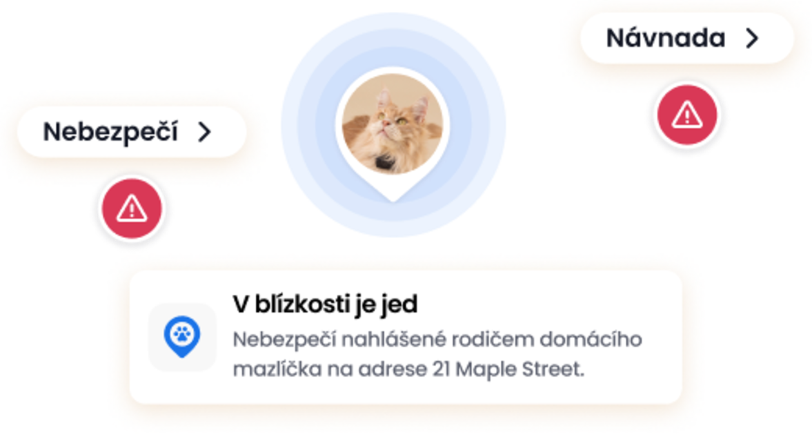 Danger reports feature